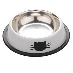 Stainless Steel Non-Slip Pet Bowl for Cats and Dogs