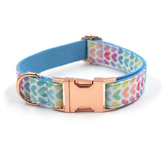 Pet Collar, Leash, Bow, and Trash Bag Set