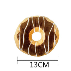 Cute Burger Fruit Dog Toy with Voice Feature